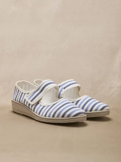 Discount Babies ajustables par 1 patte scratch Femme Chaussures En Toile