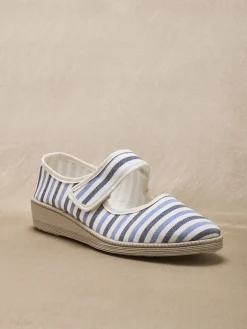 Discount Babies ajustables par 1 patte scratch Femme Chaussures En Toile