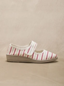 Clearance Babies ajustables par 1 patte scratch Femme Chaussures En Toile