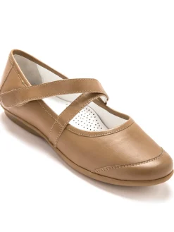 Online Babies cuir lisse grande largeur Femme Babies