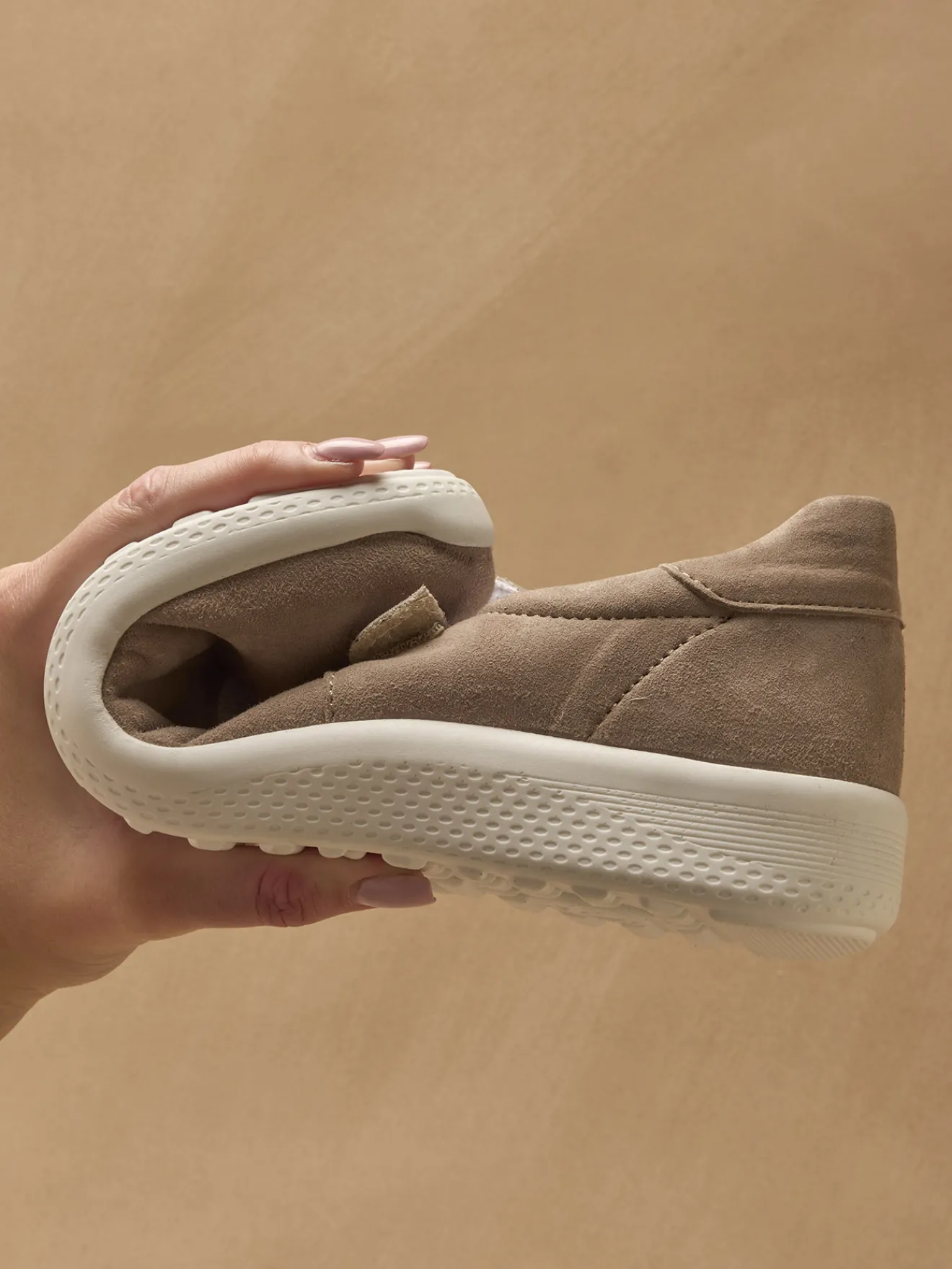 Clearance Babies cuir velours à scratch Femme Babies