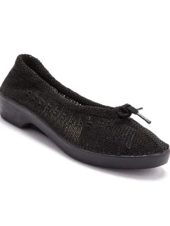 Discount Ballerines au dessus tricoté femme Femme Chaussures Paramédicales