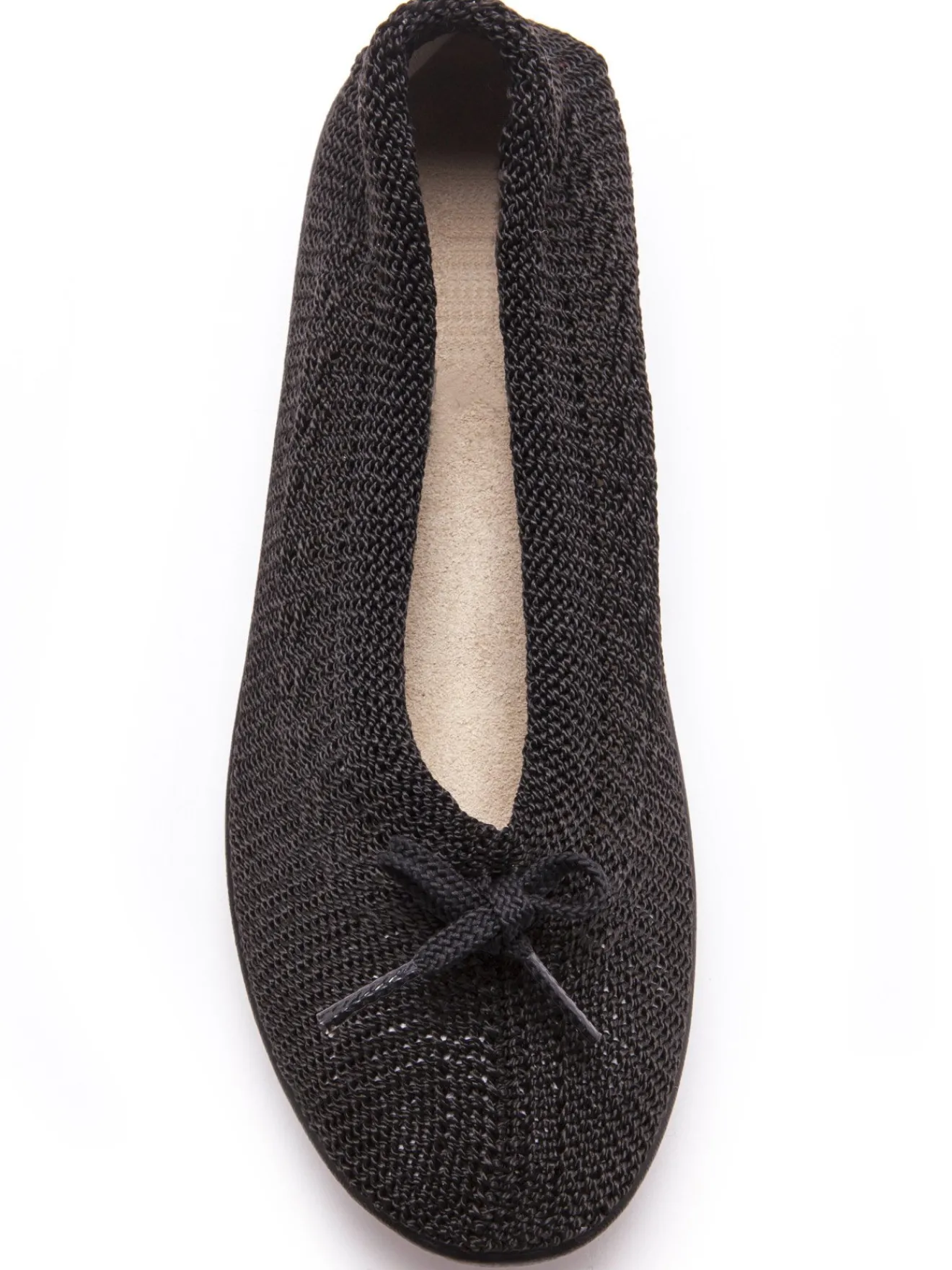 Discount Ballerines au dessus tricoté femme Femme Chaussures Paramédicales