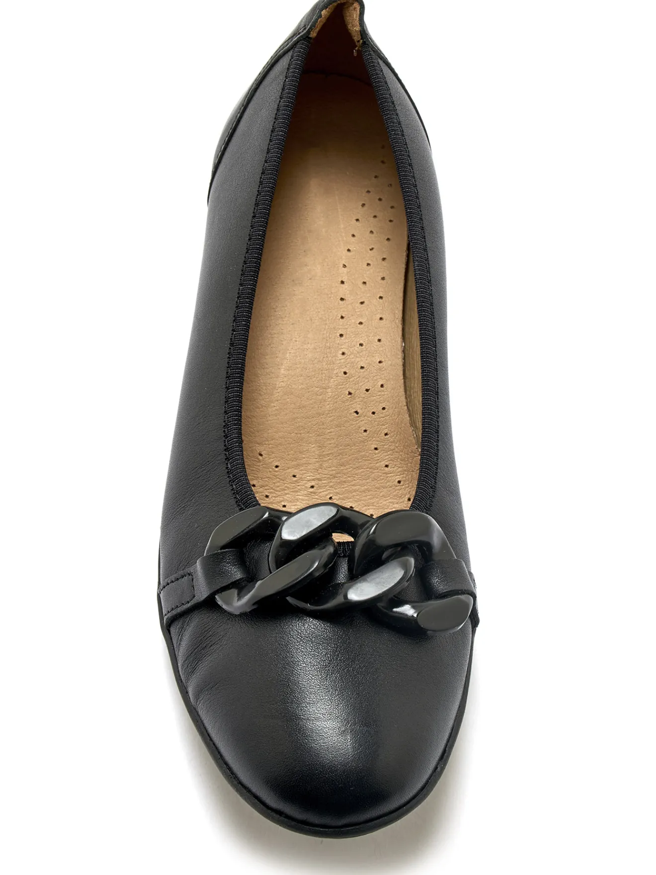 Clearance Ballerines avec chaîne fantaisie Femme Ballerines