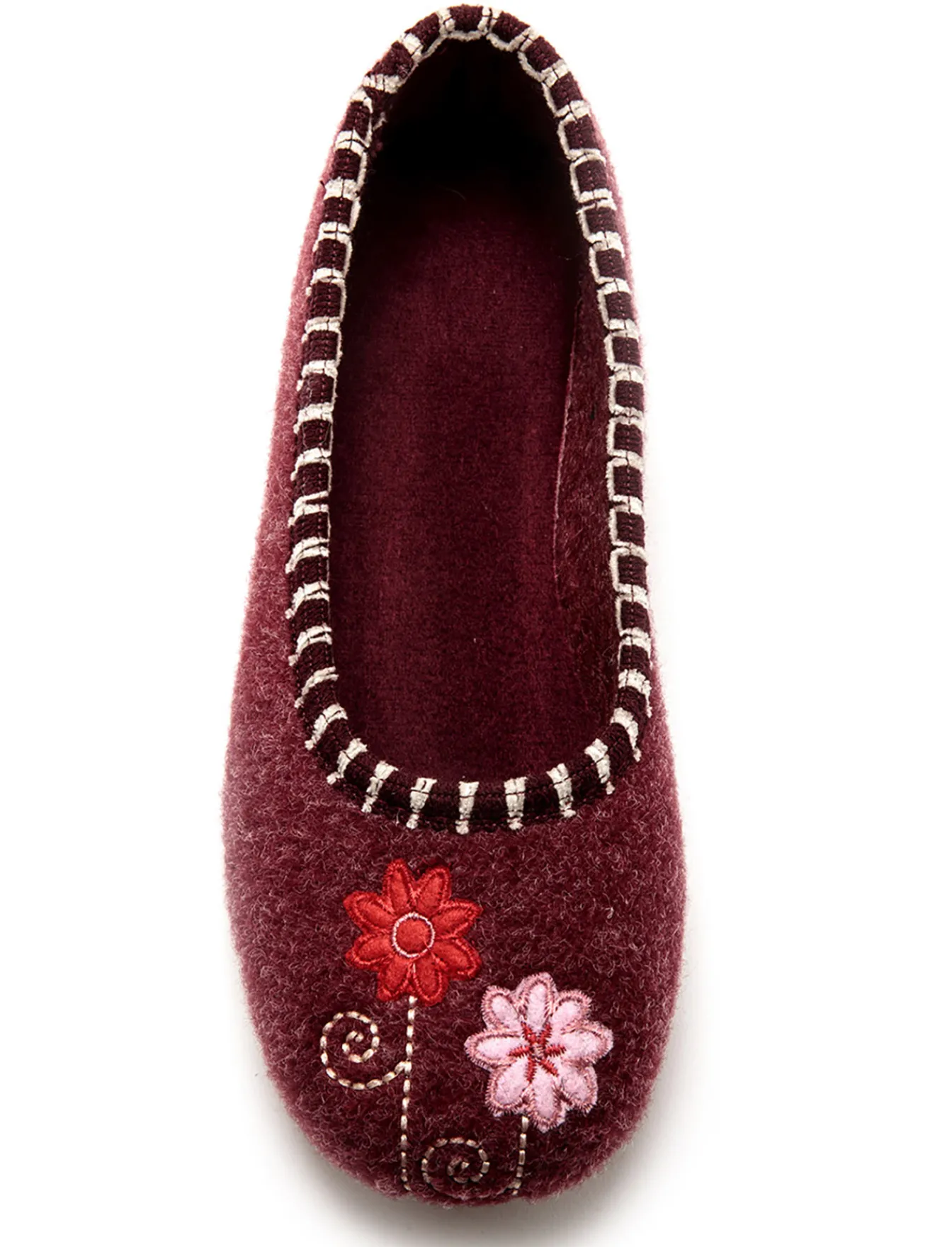 Clearance Ballerines brodées Femme Pantoufles, Chaussons