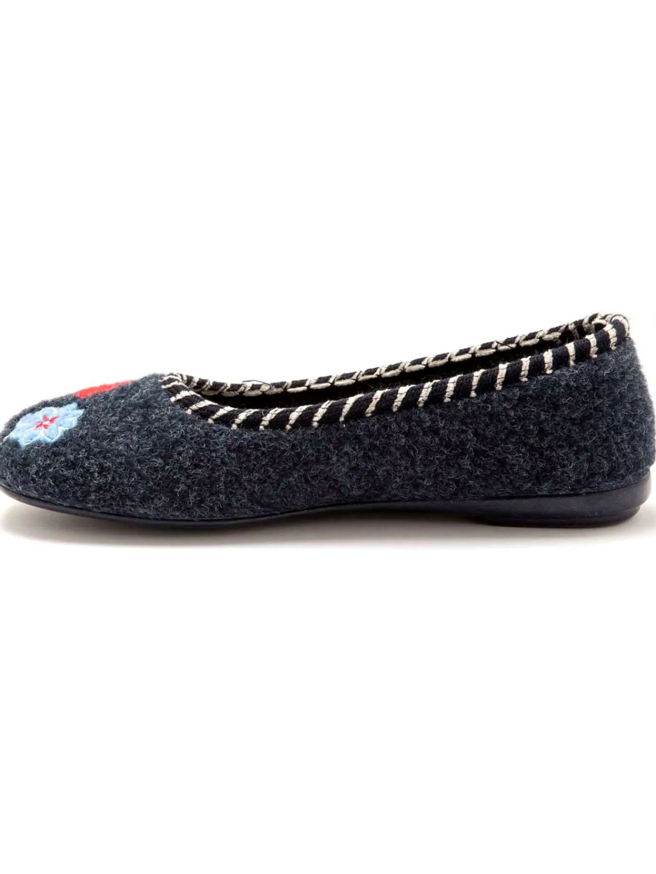 Clearance Ballerines brodées Femme Pantoufles, Chaussons