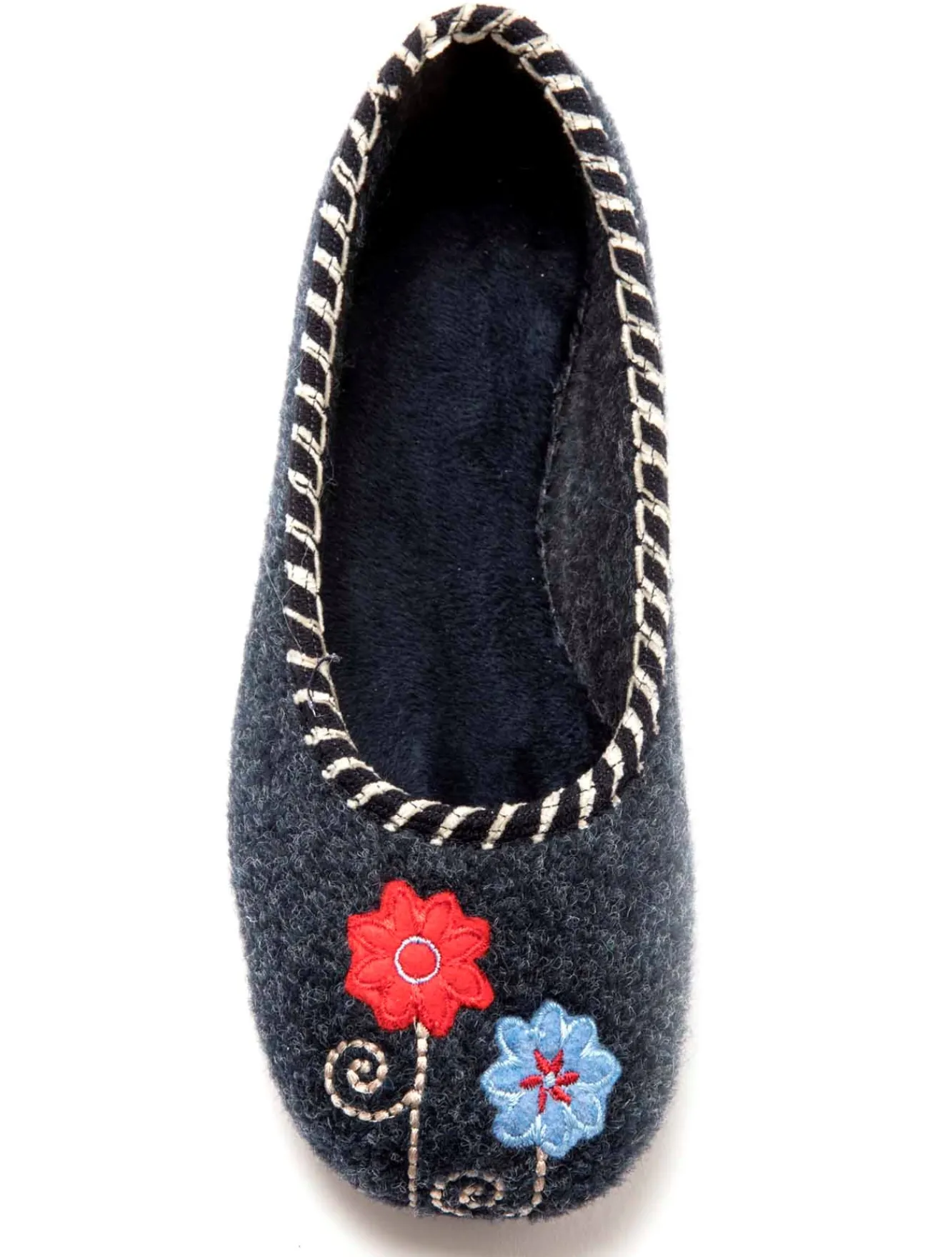 Clearance Ballerines brodées Femme Pantoufles, Chaussons