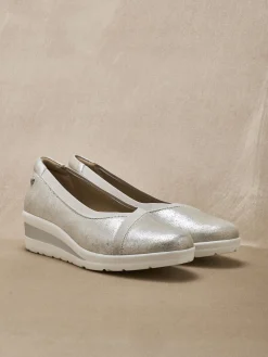 Best Ballerines compensées pourtour élastiqué Femme Ballerines