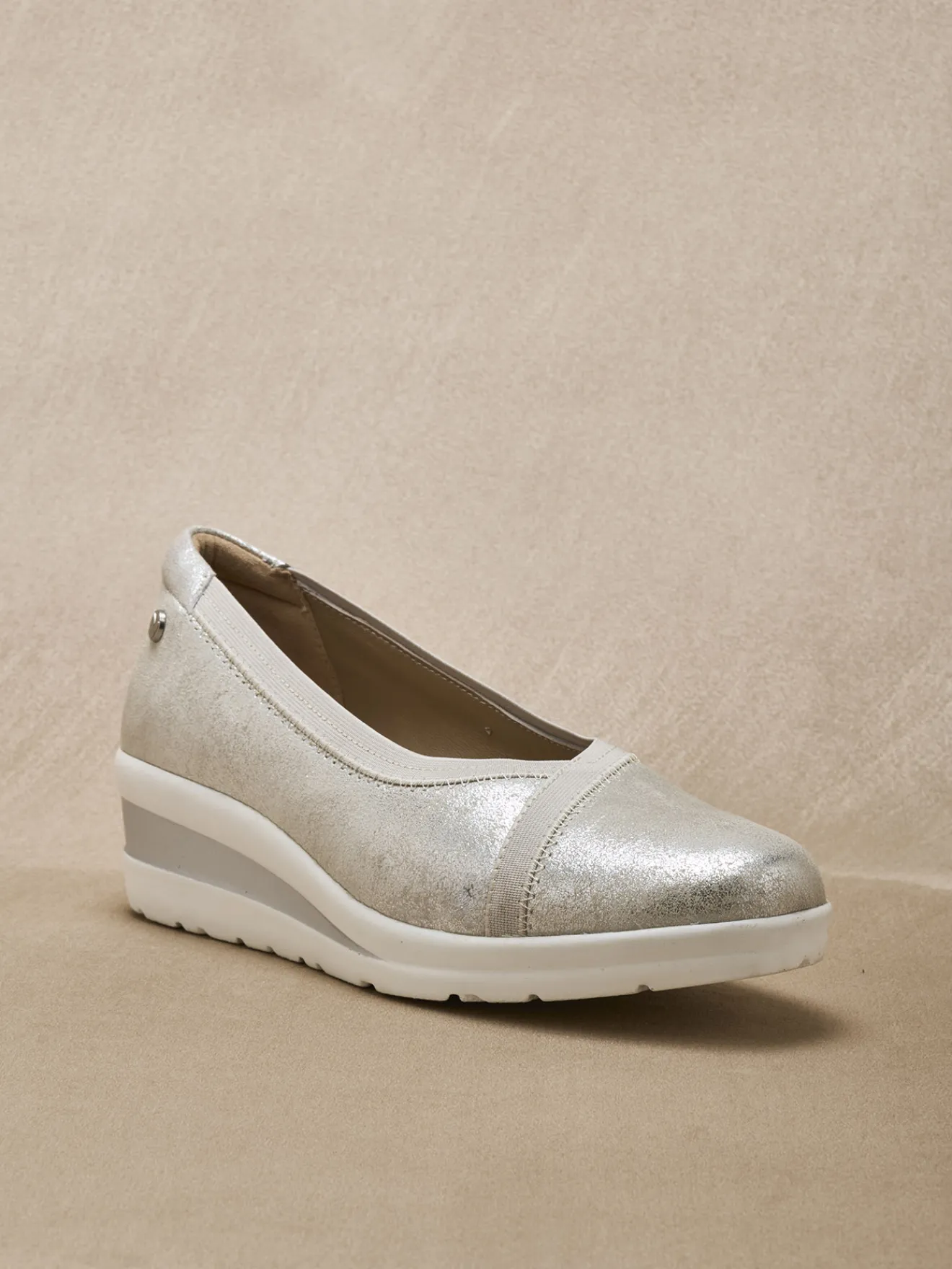 Best Ballerines compensées pourtour élastiqué Femme Ballerines