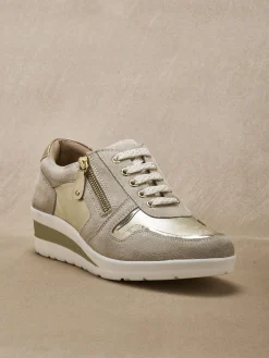 Outlet Baskets cuir à aérosemelle® Femme Baskets, Derbies