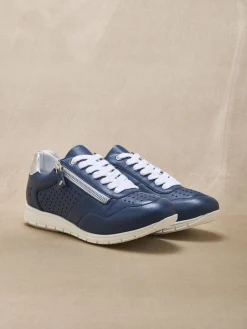 Sale Baskets cuir à aérosemelle® amovible Femme Baskets, Derbies