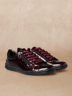 Discount Baskets cuir à aérosemelle amovible Femme Baskets, Derbies