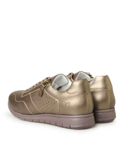 New Baskets cuir à aérosemelle amovible Femme Baskets, Derbies