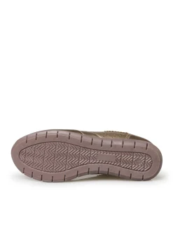 New Baskets cuir à aérosemelle amovible Femme Baskets, Derbies