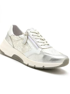 Online Baskets cuir et textile Femme Baskets, Derbies