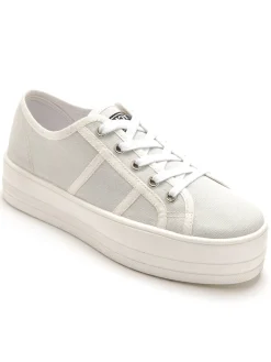 New Baskets en tissu entièrement recyclées Femme Baskets, Derbies