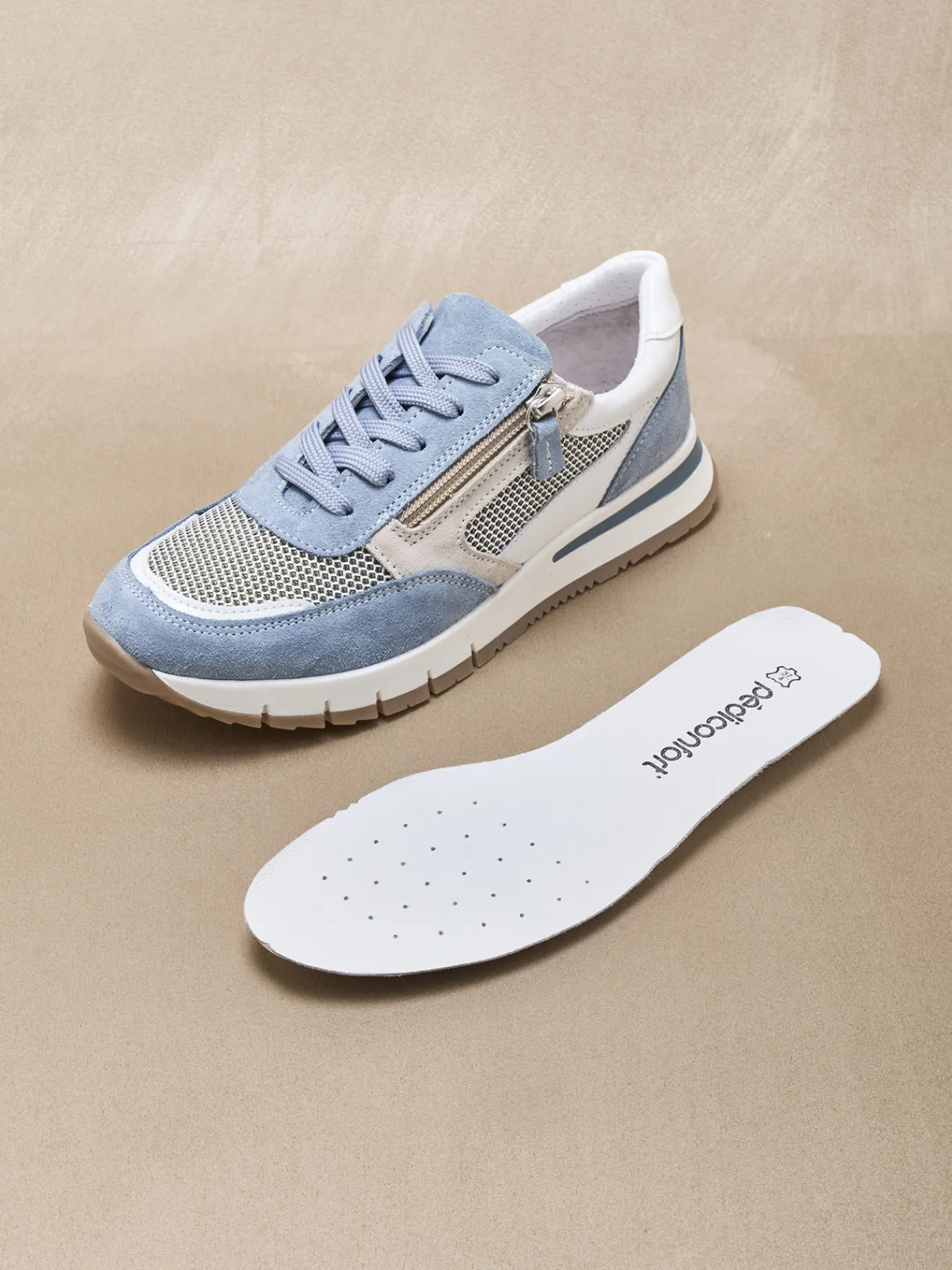 Discount Baskets fermées par zip et lacets Femme Baskets, Derbies