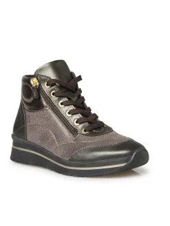 Clearance Baskets montantes molletonnées Femme Baskets, Derbies