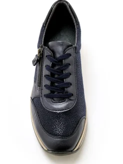 Baskets zip et lacets semelle amovible Femme Baskets, Derbies