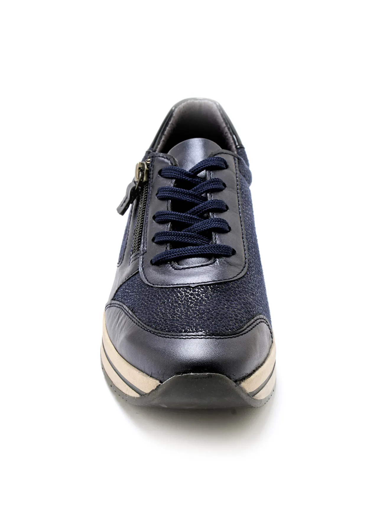 Baskets zip et lacets semelle amovible Femme Baskets, Derbies