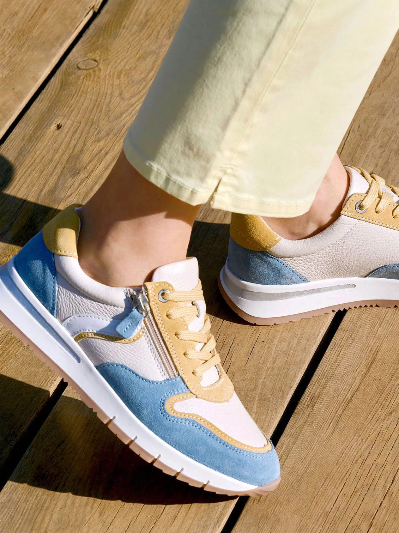 Online Baskets zippées et lacées Femme Baskets, Derbies