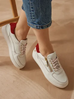 Discount Baskets zippées et lacées Femme Baskets, Derbies