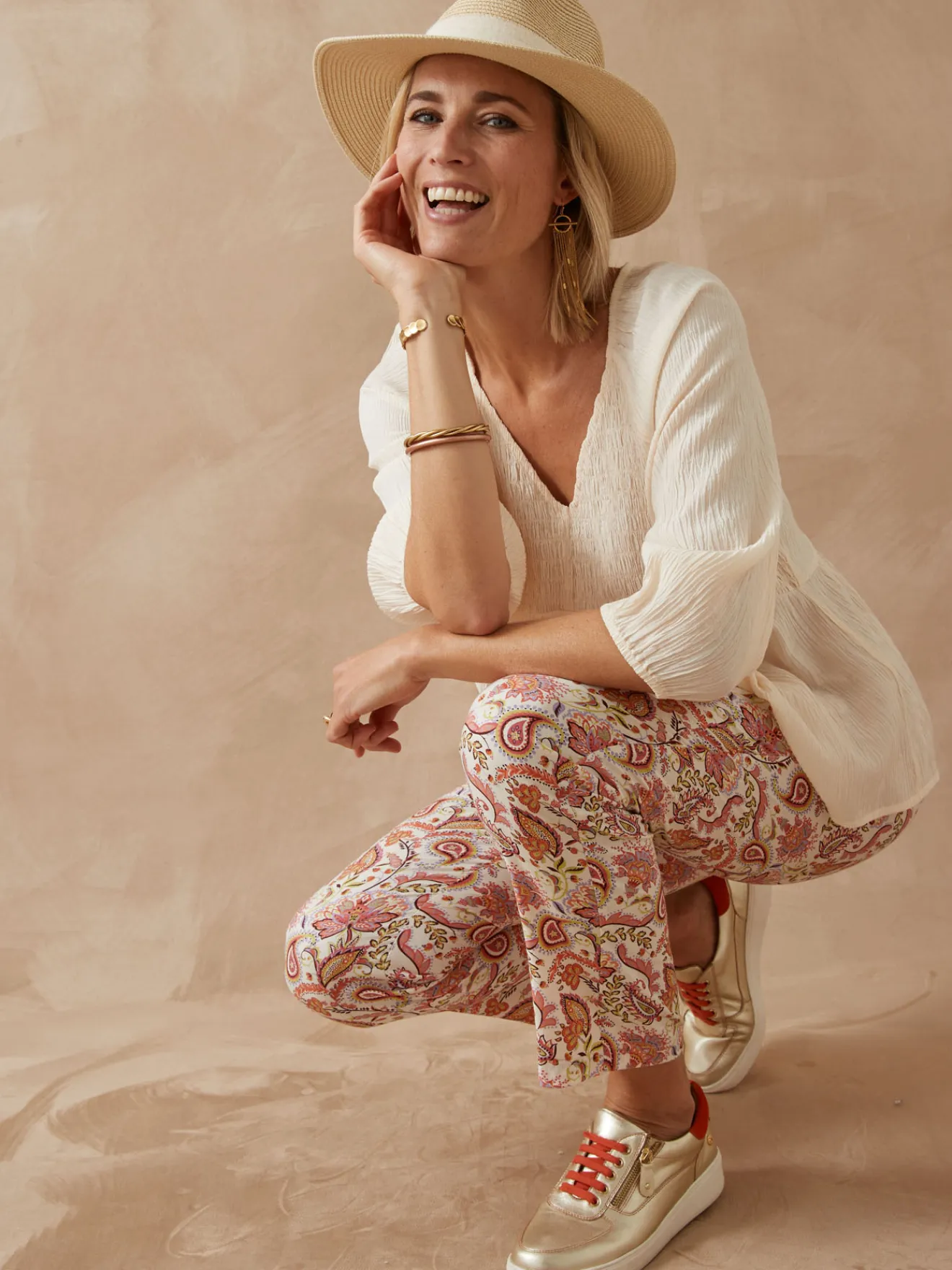 Clearance Blouse à smocks Femme Chemisier, Blouse