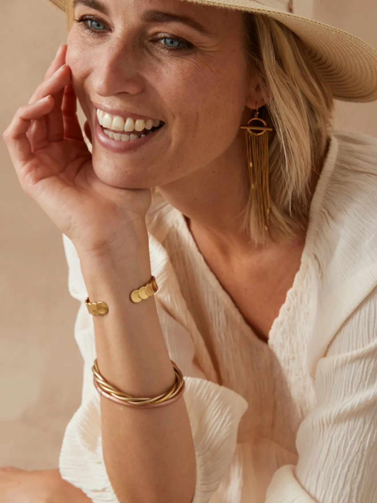 Clearance Blouse à smocks Femme Chemisier, Blouse