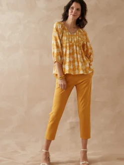 Best Blouse à smocks Femme Chemisier, Blouse