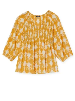 Best Blouse à smocks Femme Chemisier, Blouse