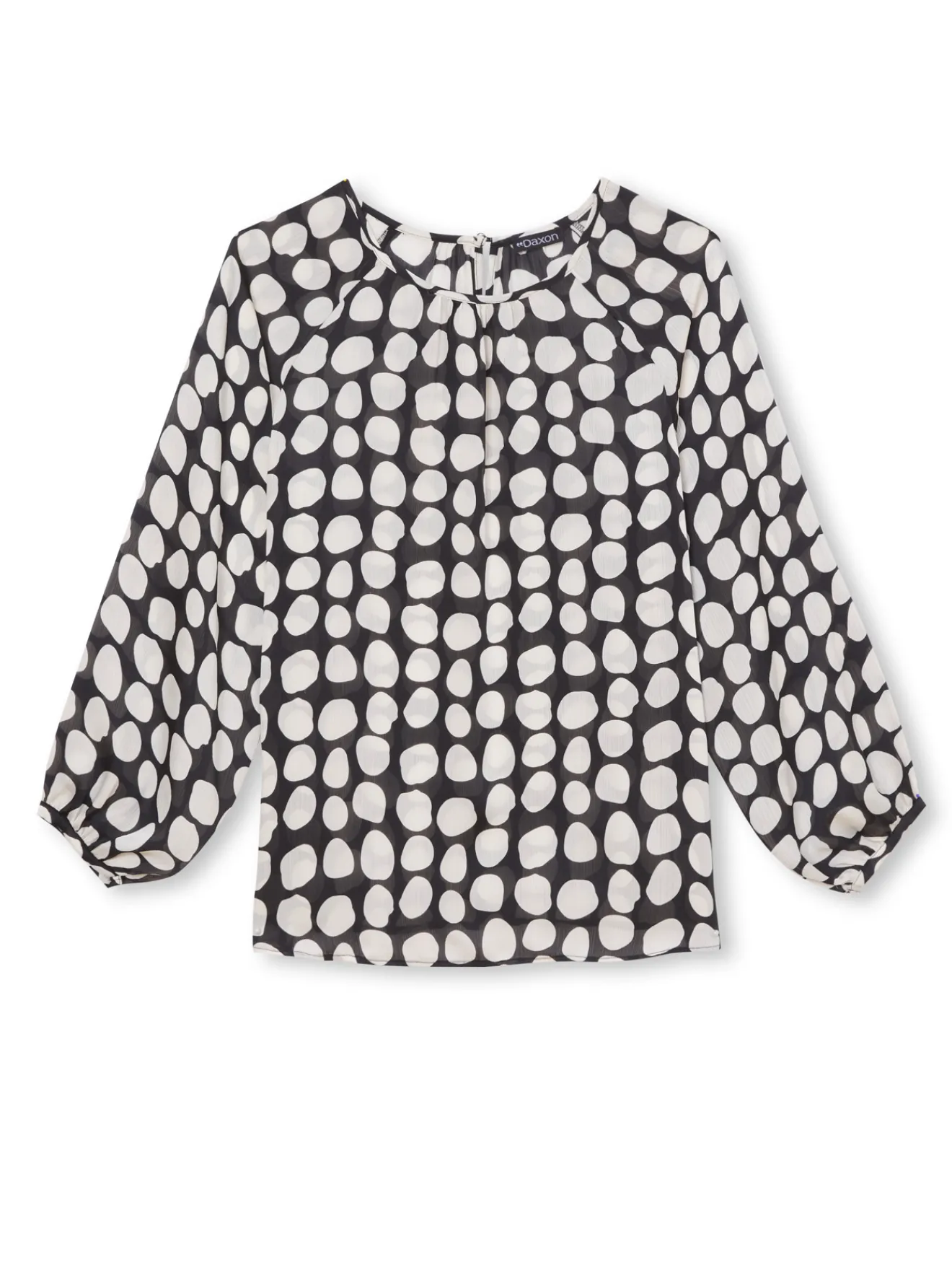 Outlet Blouse ample voile satiné Femme Tunique|Chemisier, Blouse
