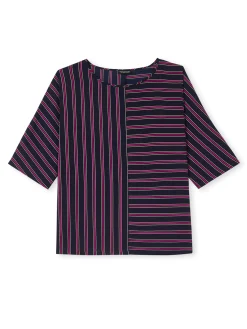 New Blouse crêpe manches chauve-souris Femme Chemisier, Blouse