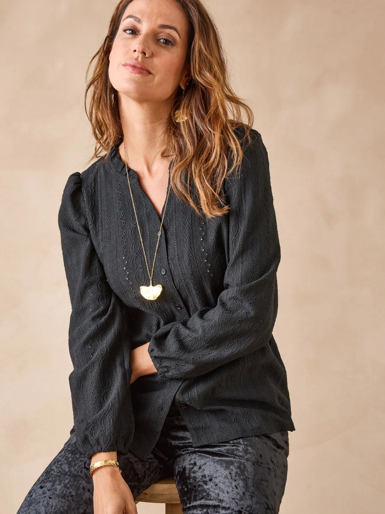 Hot Blouse en maille Femme Tunique|Chemisier, Blouse