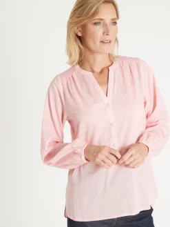 Blouse en voile de coton Femme Tunique|Chemisier, Blouse