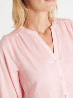 Blouse en voile de coton Femme Tunique|Chemisier, Blouse