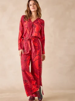 Blouse encolure V Femme Tunique|Chemisier, Blouse