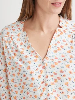 Online Blouse encolure V fantaisie Femme Chemisier, Blouse