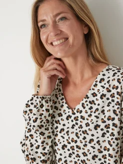 Discount Blouse fluide encolure V Femme Tunique|Chemisier, Blouse