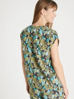 Discount Blouse fluide manches T Femme Chemisier, Blouse