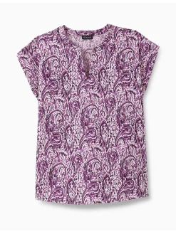 Clearance Blouse fluide manches T Femme Chemisier, Blouse