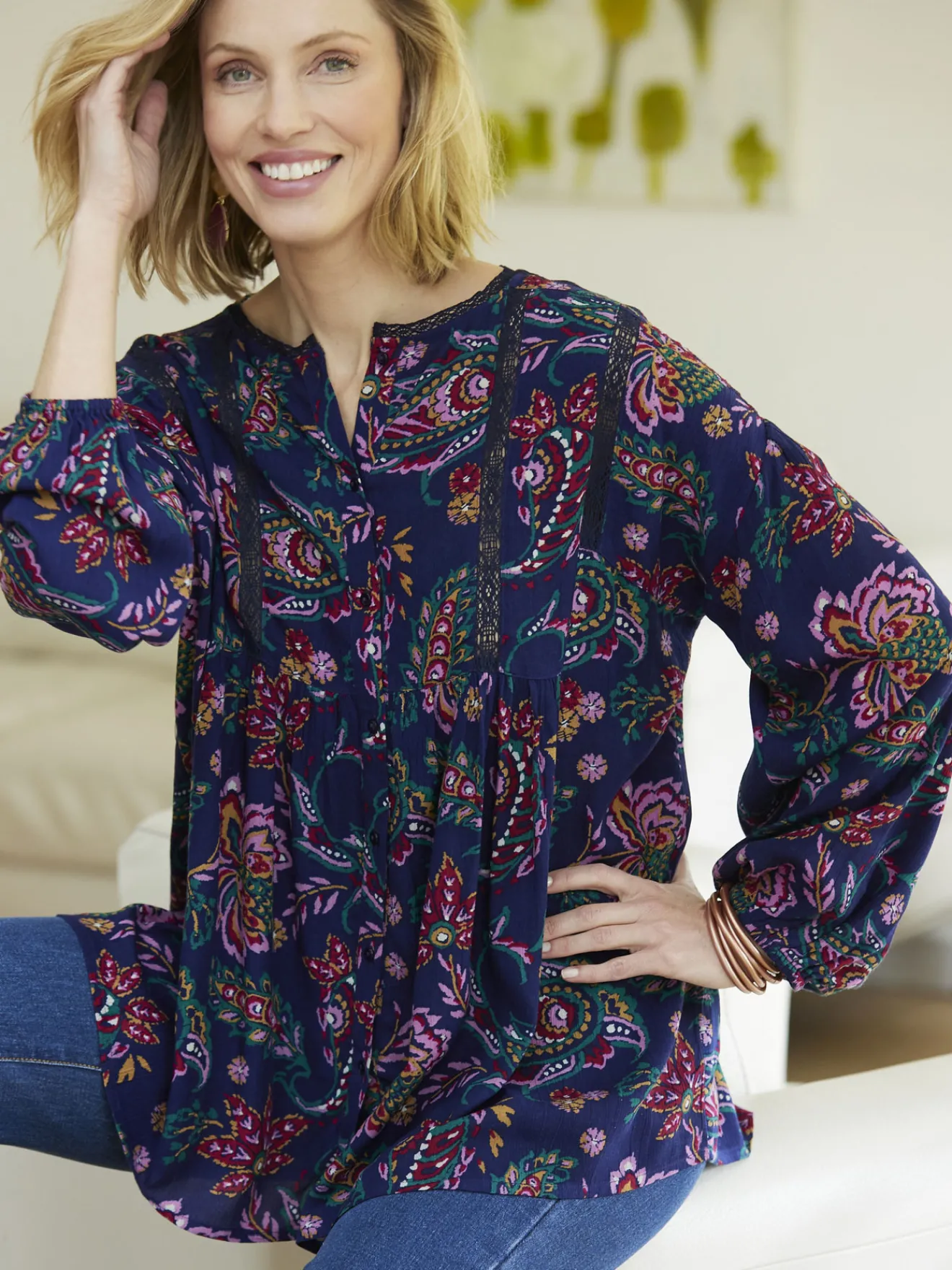 Discount Blouse forme boîte Femme Tunique|Chemisier, Blouse