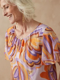 Blouse manches papillon Femme Chemisier, Blouse