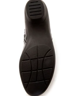 Outlet Boots cuir à aérosemelle® extra larges Femme Boots