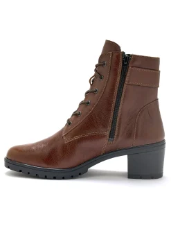 Boots cuir doublées suédine Femme Boots
