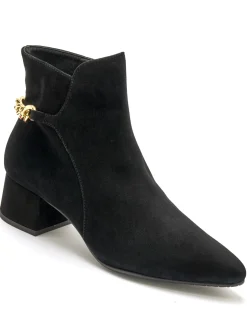 Outlet Boots cuir velours à aérosemelle® Femme Boots
