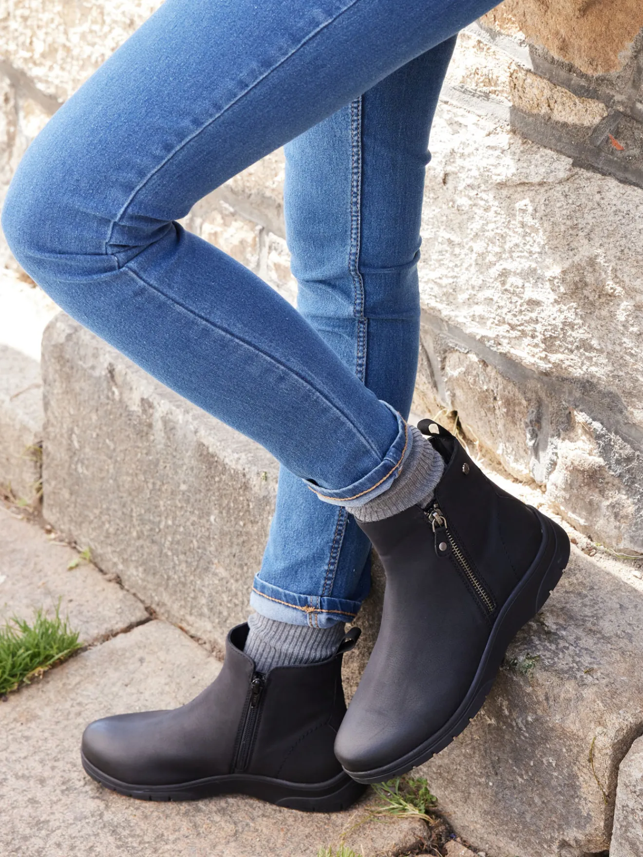 Best Boots double zip aéroesemelle® amovible Femme Boots