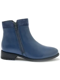 Hot Boots en cuir double zip Femme Boots