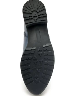 Hot Boots en cuir double zip Femme Boots