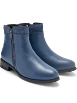 Hot Boots en cuir double zip Femme Boots