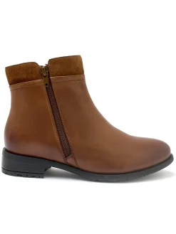 Best Boots en cuir double zip Femme Boots